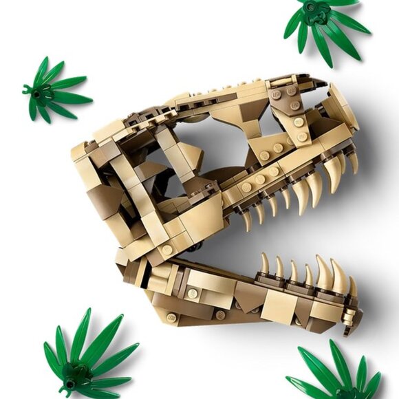 New Sealed Lego Jurassic World Dinosaur Fossils: T Rex Skull 76964 Retiring Set - Picture 4 of 6